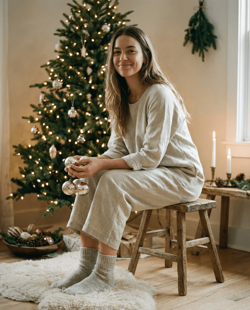 freepik create a calm christmas lifestyle portrait of a yo 12927