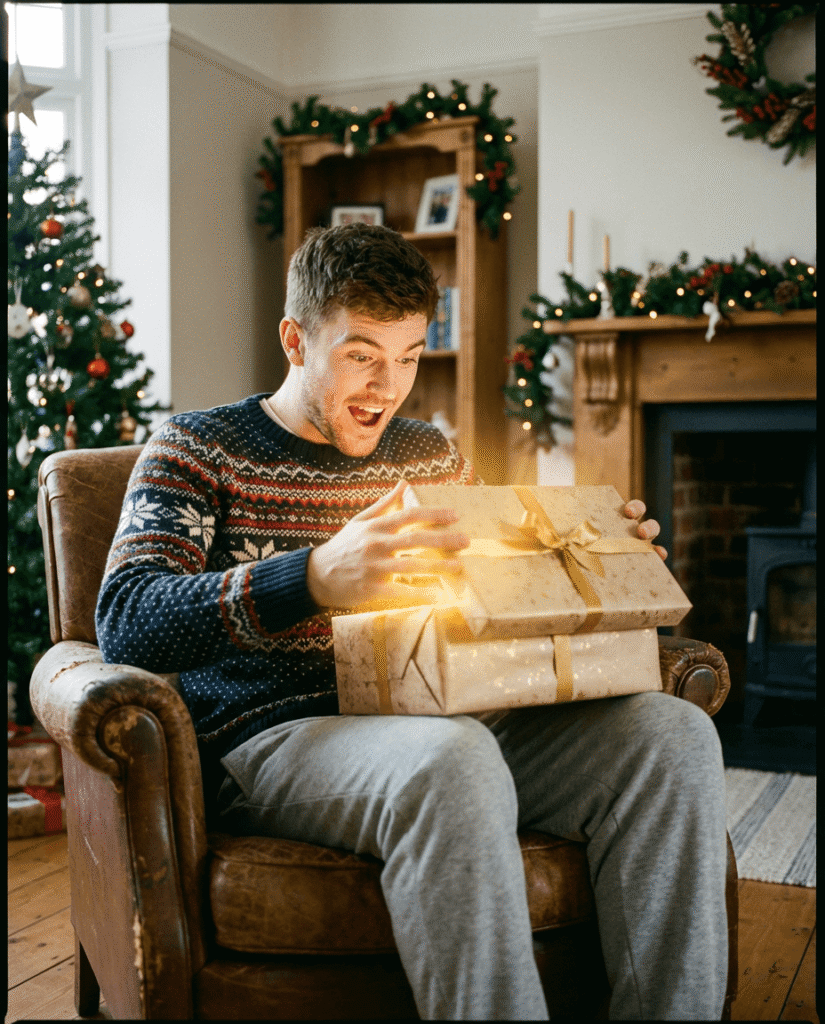 freepik create a lifestyle christmas portrait of a young m 12921