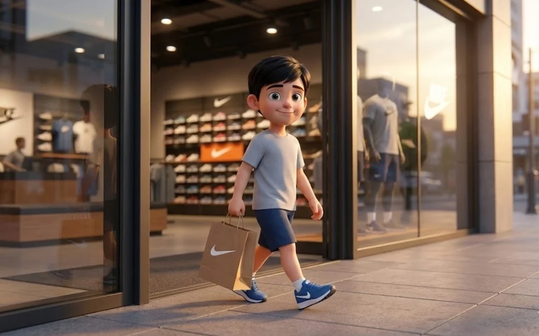 How I Created a Cinematic Nike Store Reel Using AI (With Consistent Characters)