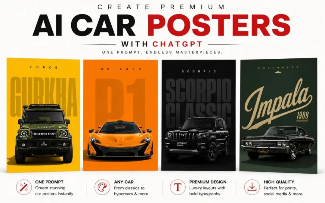 How to Create Premium Car Posters with ChatGPT