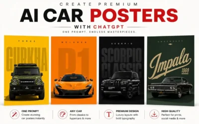 How to Create Premium Car Posters with ChatGPT