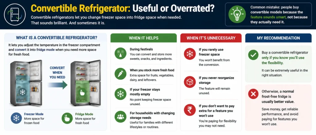Convertible Refrigerator Useful or Overrated