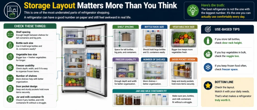 Refrigerator storage and setup guide