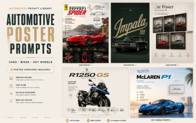 Automotive Poster Prompts