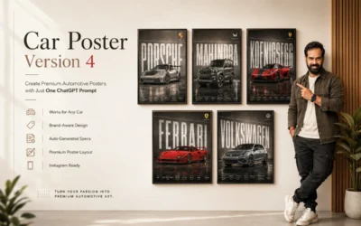 How to Create Premium Car Posters Version 4