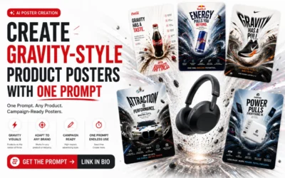 Create Gravity-Style Product Advertising Posters With One ChatGPT Prompt