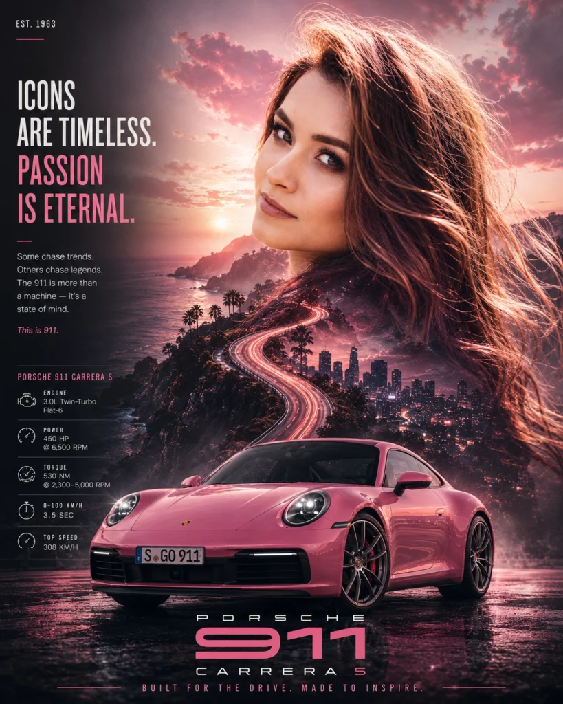 Create Cinematic Automotive Posters with One Photo & ChatGPT 3 in betwwen