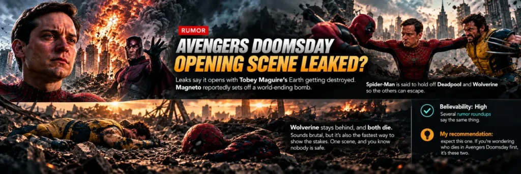 Who Dies in Avengers Doomsday? 9 Rumored Deaths, Ranked by Believability 1 Spiderman and wolverine